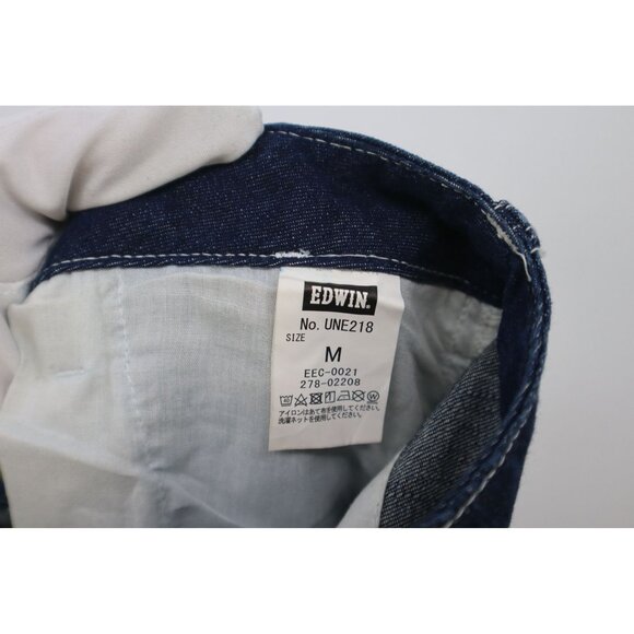 Edwin Medium Denim Baggy Pants With Multiple Pockets & Relaxed Fit - Picture 5 of 16
